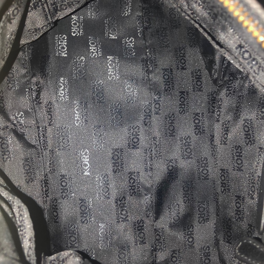 Michael Kors black and gold purse - Picture 2 of 3